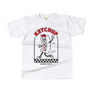 Hot Dog Race Adult Regular T-Shirt (Inventory Sale)